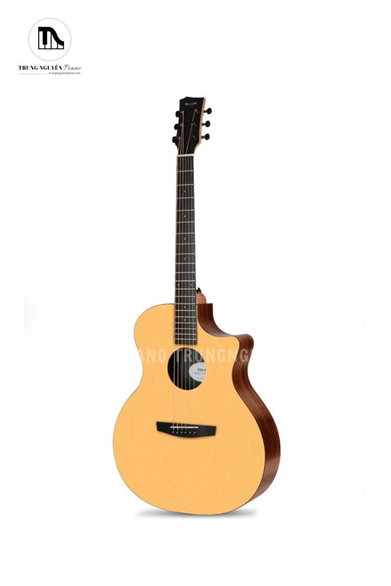 GUITAR ENYA EGA-X0 3 Đàn Guitar Enya EGA-X0 có cần đàn được làm từ gỗ hồng đào