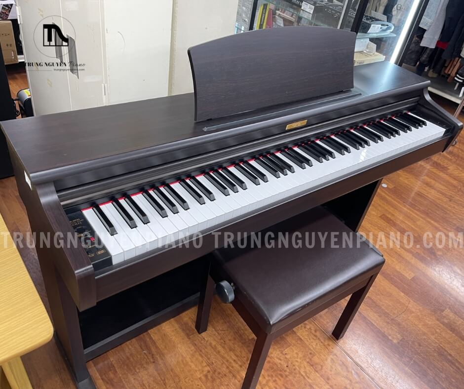 Đàn piano điện Kawai CN22 là cây đàn piano sở hữu một vẻ đẹp sang trọng cổ điển