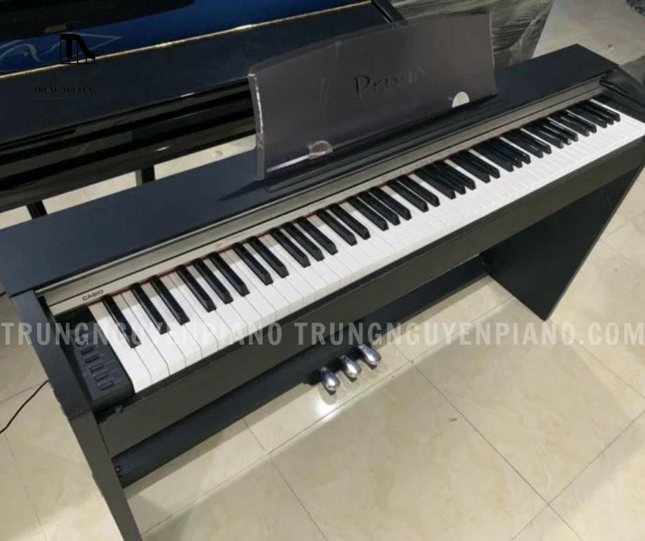 Đàn Piano Điện Casio PX730 có kiểu dáng nhỏ gọn, hiện đại, linh hoạt