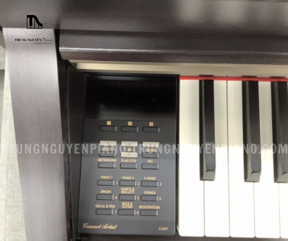 Đàn Piano Kawai CA67R 3 Bảng điều khiển của Đàn Piano Kawai CA67R