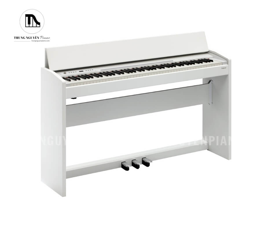Đàn Piano Roland F120 có thiết kế hiện đại và sang trọng