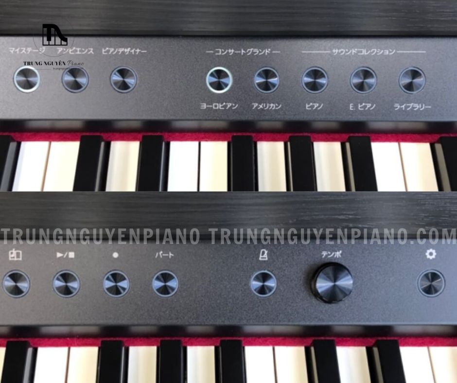 Đàn piano điện Roland HP302 có âm sắc thay đổi một cách tự nhiên và trơn tru