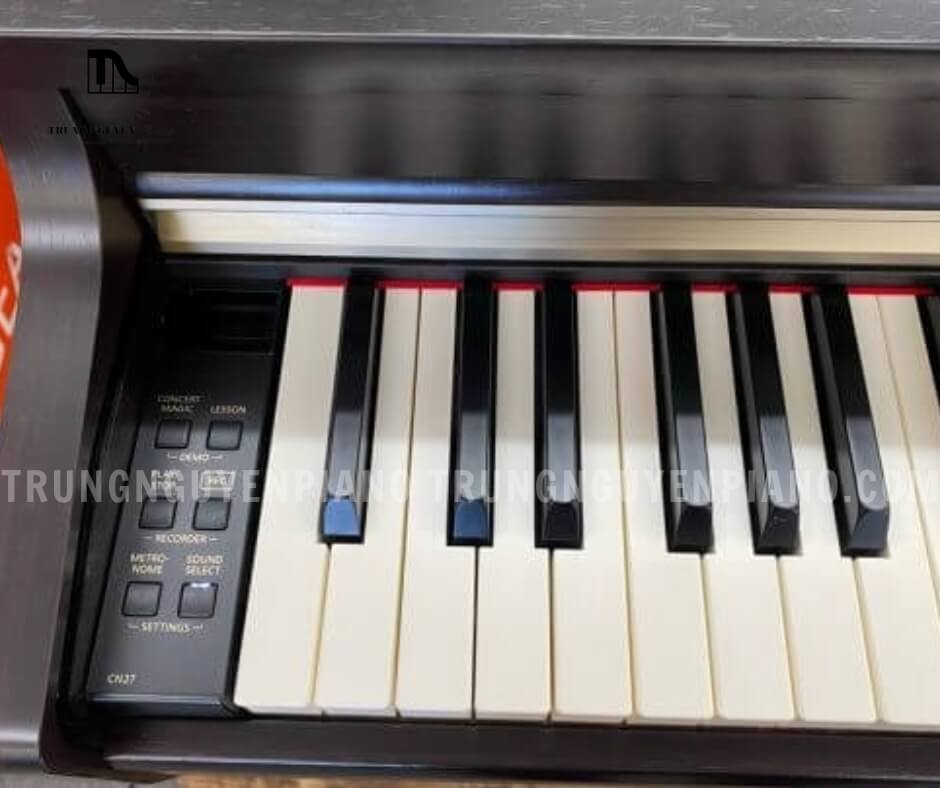 Piano Điện Kawai CN27 6 Hệ thống phát hiện phím ba cảm biến nâng cao cho khả năng phản hồi và độ chính xác của Piano Điện Kawai CN27