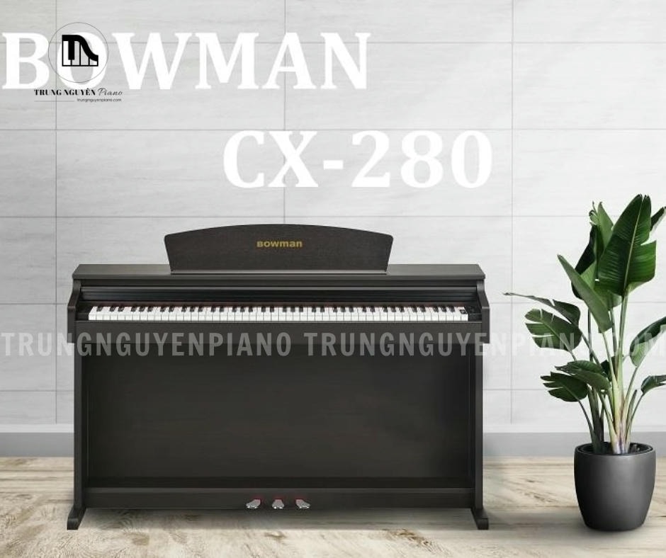 Piano Điện BOWMAN CX-280 (NEW) giúp nâng cao tính thẩm mỹ cho không gian của bạn