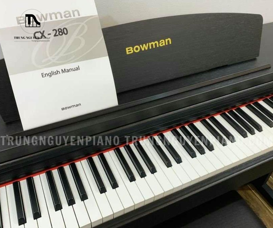 Piano Điện BOWMAN CX-280 (NEW) 10 Piano Điện BOWMAN CX-280 (NEW) được trang bị công nghệ bàn phím thế hệ mới nhất