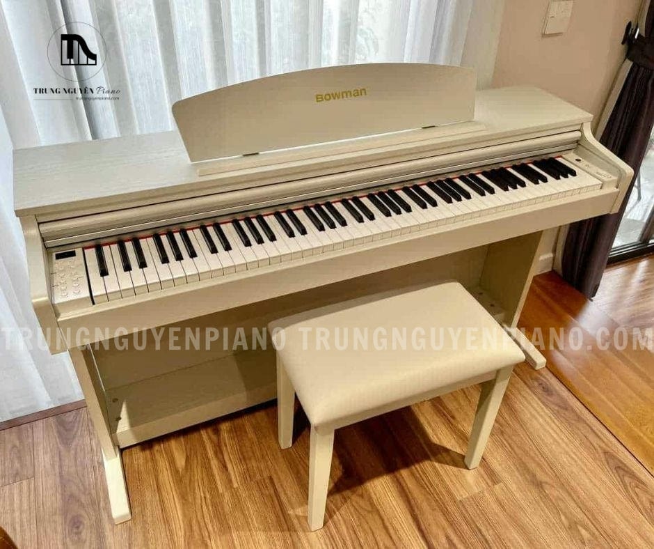 Piano Điện BOWMAN CX-280WH (NEW) 10 Piano Điện BOWMAN CX-280WH (NEW) có thiết kế nhỏ gọn