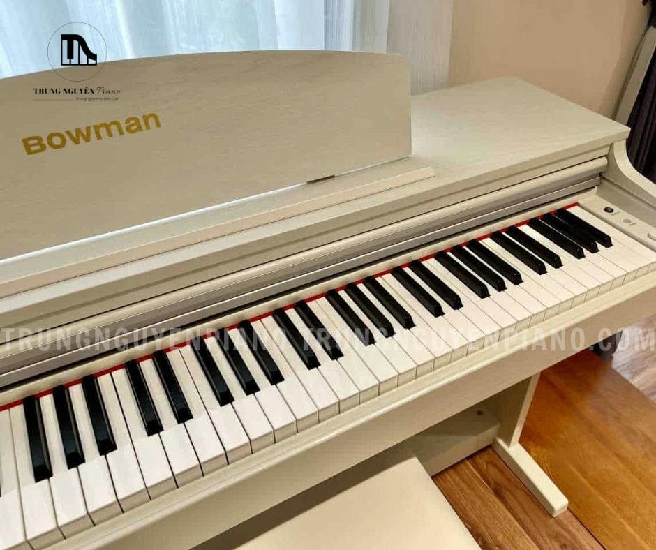 Piano Điện BOWMAN CX-280WH (NEW) với 88 phím tiêu chuẩn, độ nhạy cao