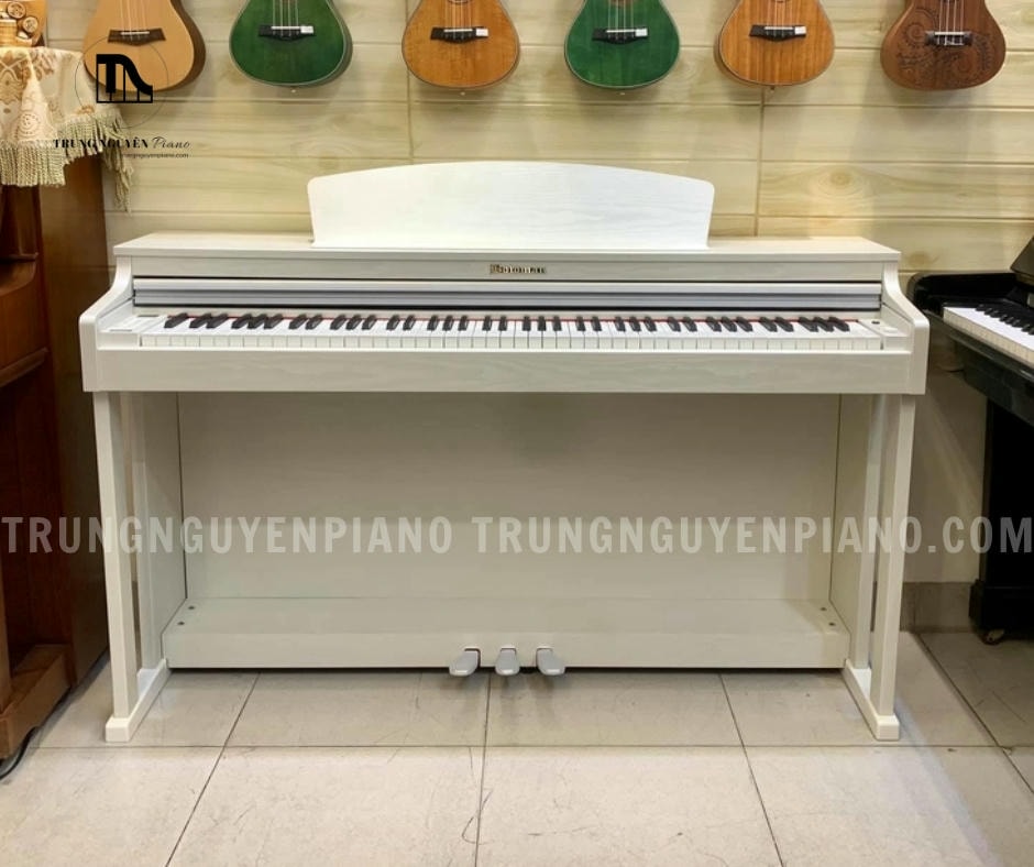 Piano Điện BOWMAN CX-350WH có màu sắc nổi bật, tinh tế