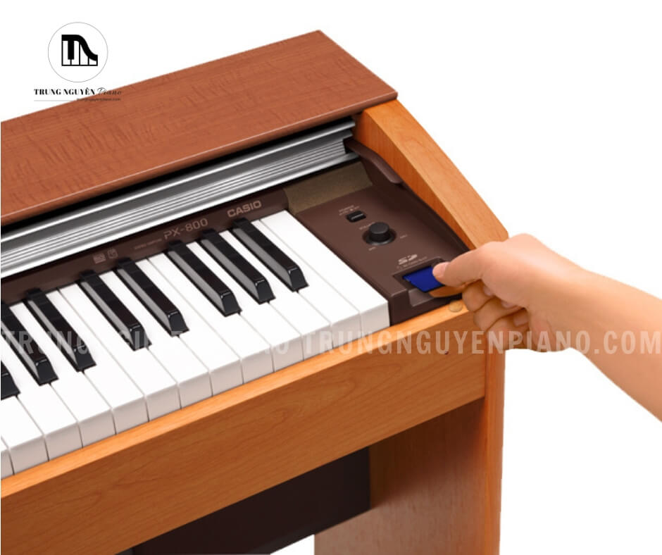 Đàn Piano điện Casio PX800 sở hữu âm thanh chân thực, đỉnh cao