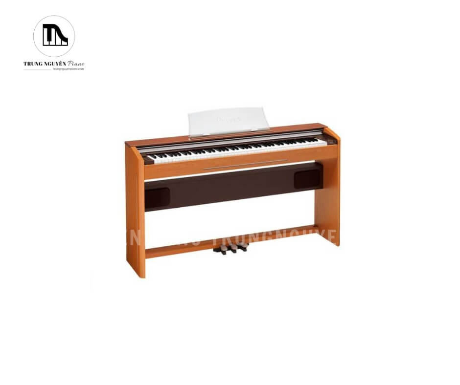 Piano Điện Casio PX800 3 Piano Điện Casio PX800 có 2 gam màu đen và vàng phù hợp với mọi không gian trong ngôi nhà của bạn