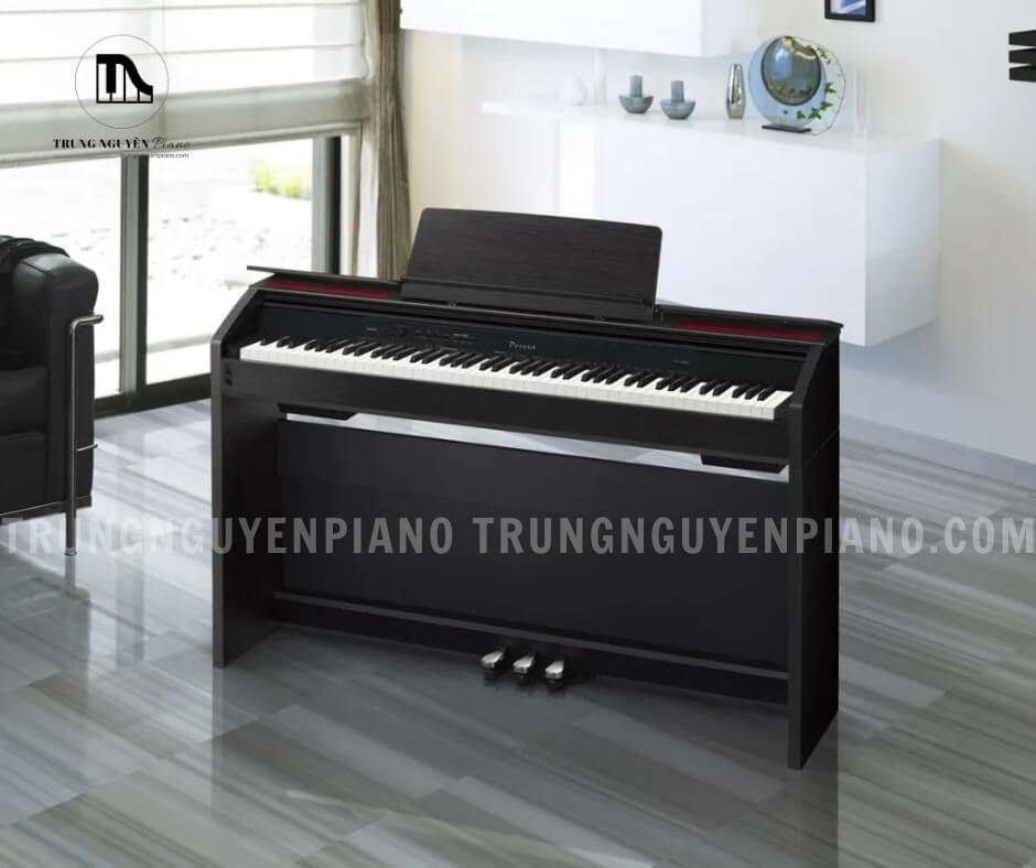 Piano Điện Casio PX860 3 Piano Điện Casio PX860 có hiệu ứng âm khi nắp mở và đóng được mô phỏng đến từng chi tiết tinh tế
