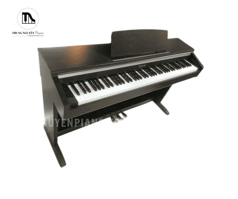 Piano điện Casio AP220 3 Piano điện Casio AP220 có dáng vuông vắn và vô cùng chắc chắn