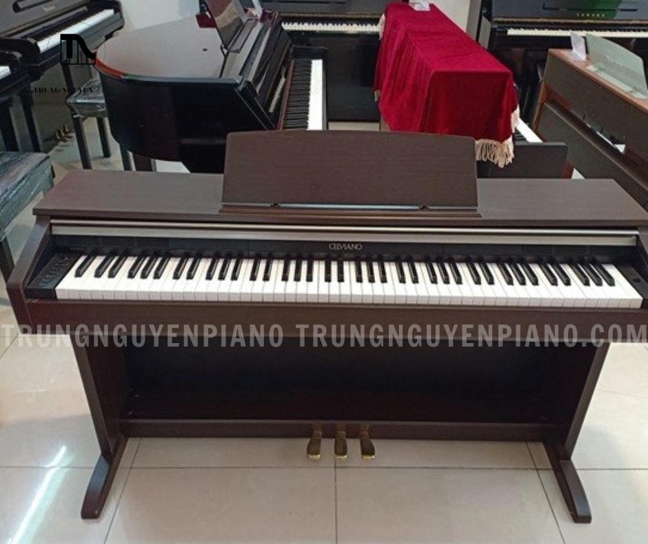 Piano điện Casio AP220 13 Piano điện Casio AP220 có kiểu dáng vững chắc cùng màu sắc sang trọng
