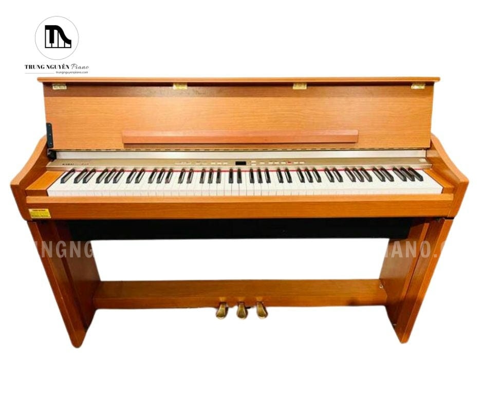 Piano điện Kawai LA3 có ngoại hình tương đối bắt mắt với phần vỏ gỗ có màu anh đào