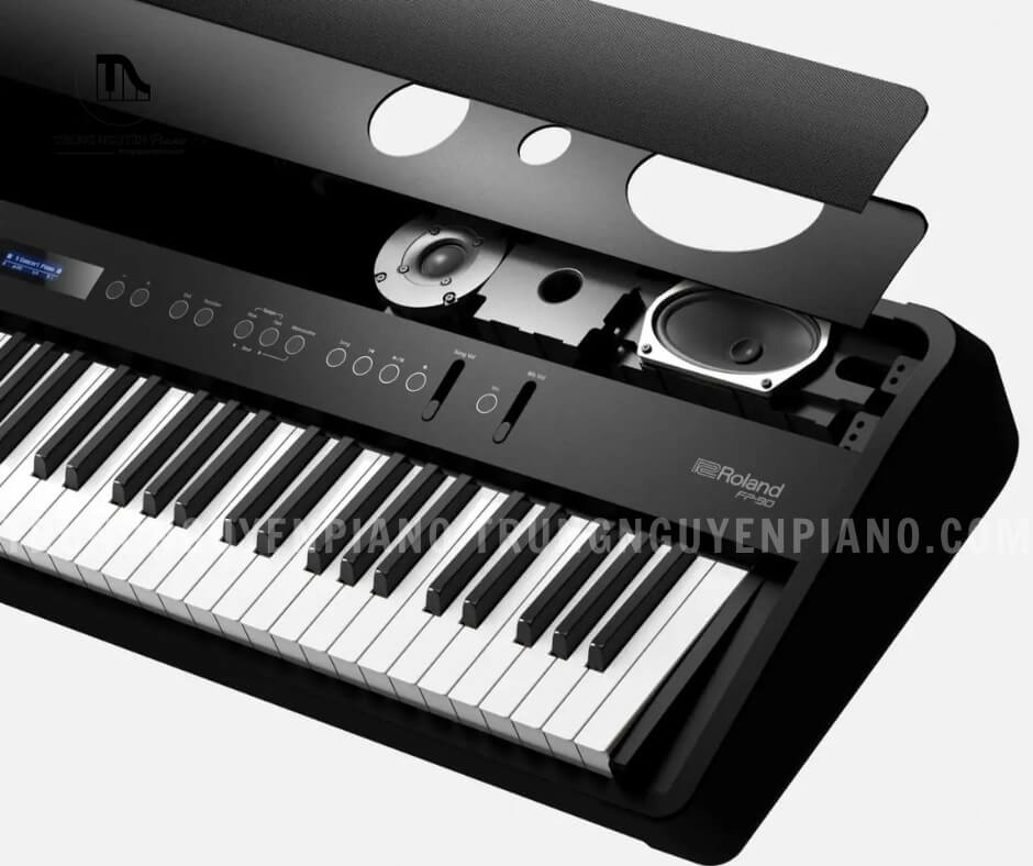 Piano điện Roland FP90 có chất lượng âm thanh và độ cảm ứng bàn phím tốt