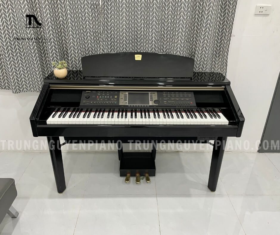 Piano điện Yamaha CVP209 là dòng đàn piano có điệu đệm