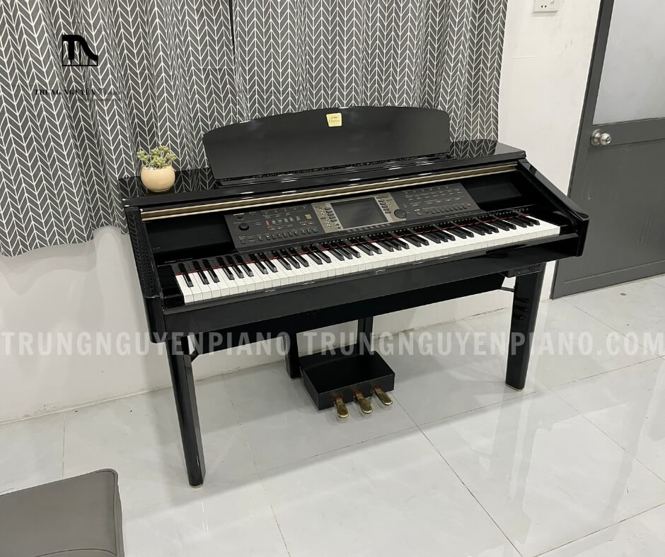 Piano điện Yamaha CVP209 có thiết kế đơn giản