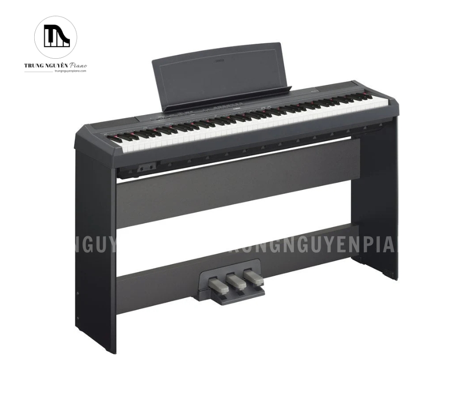 Đàn Piano Điện Yamaha P115 có thiết kế nhỏ gọn, hiện đại