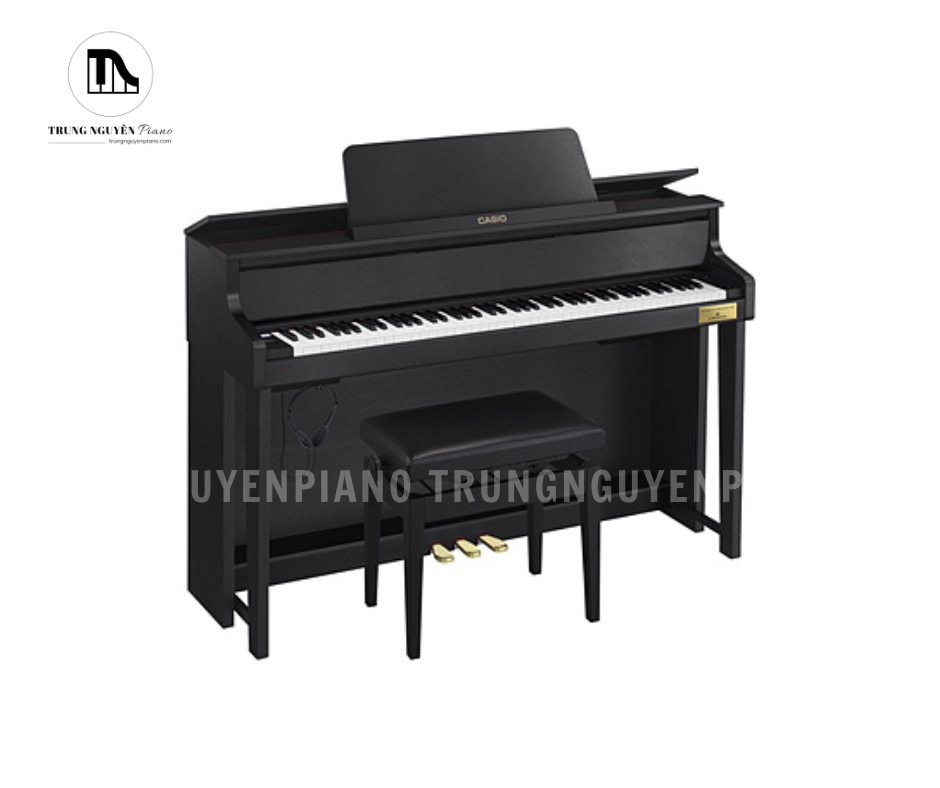 Piano điện Casio GP300 4 Piano điện Casio GP300 sở hữu bàn phím hệt như đàn cơ cao cấp