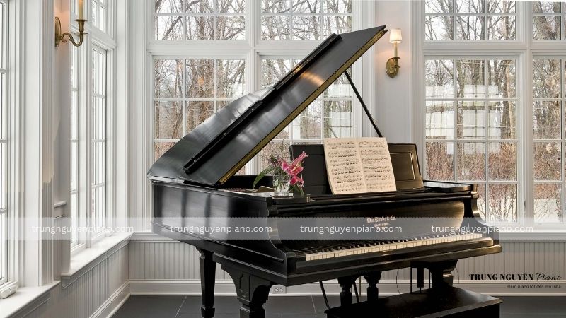 Baby grand piano