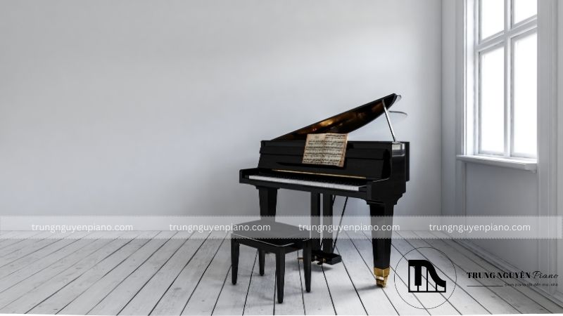 Kích thước phòng và không gian đặt đàn