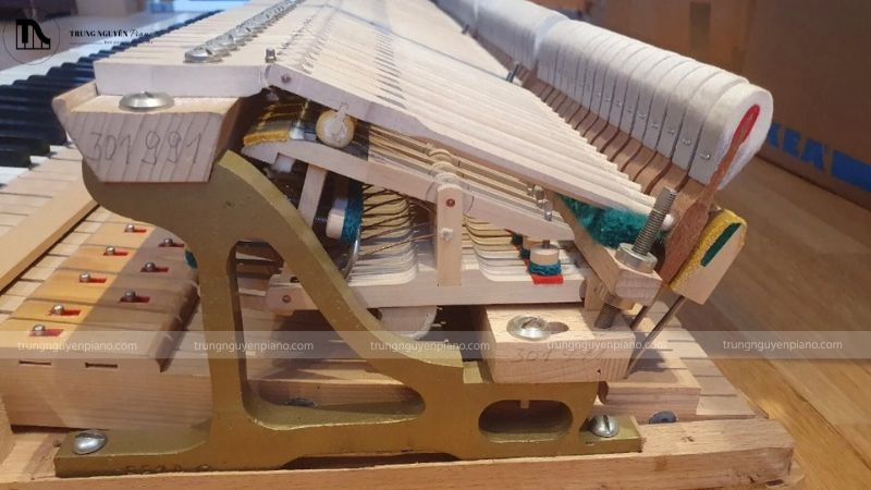 Bộ máy (action) của đàn piano cơ