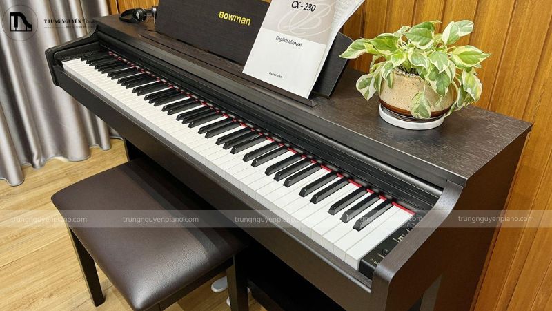 Đàn piano điện là gì? Top 3 đàn piano điện tốt nhất hiện nay 12 Ưu nhược điểm của đàn Piano Điện BOWMAN CX-230 (NEW)
