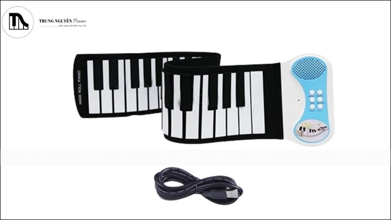 Top 03 đàn piano giá rẻ dưới 1 triệu, lựa chọn cho người mới bắt đầu 8 Đàn Piano Cuộn Konix Flexible PN49S