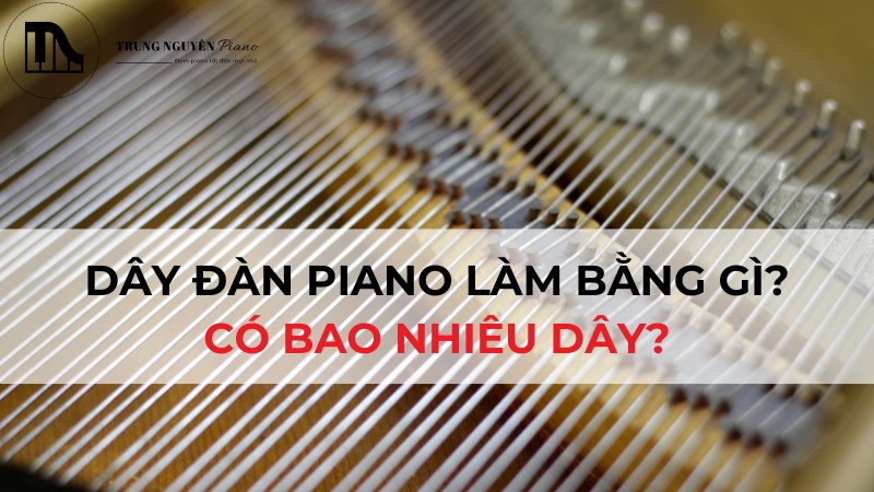 Dây đàn piano làm bằng gì? có bao nhiêu dây?