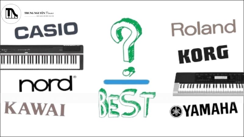 So sánh đàn piano Korg với Yamaha, Casio, Roland