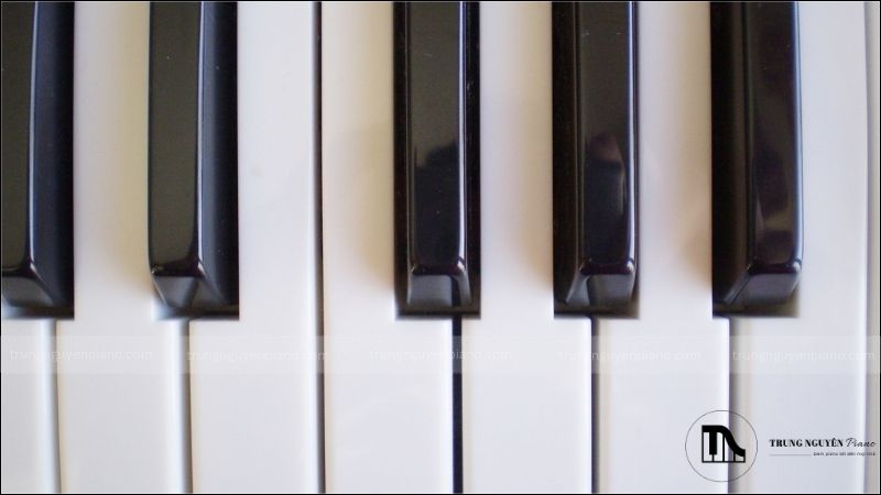 Thiết kế phím đàn piano mini nhẹ, dễ bấm