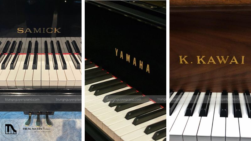 Đàn Piano Samick, Yamaha và Kawai