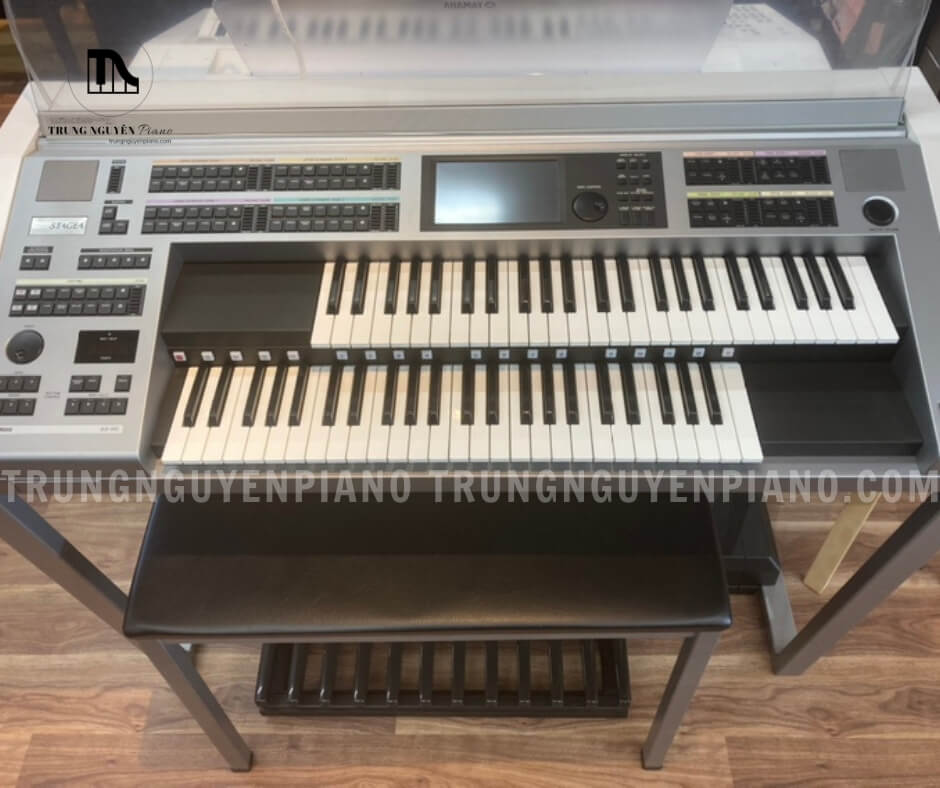 Bàn phím Yamaha ELS02C có độ nhạy cao tạo ra nhiều sắc thái biểu cảm khác nhau