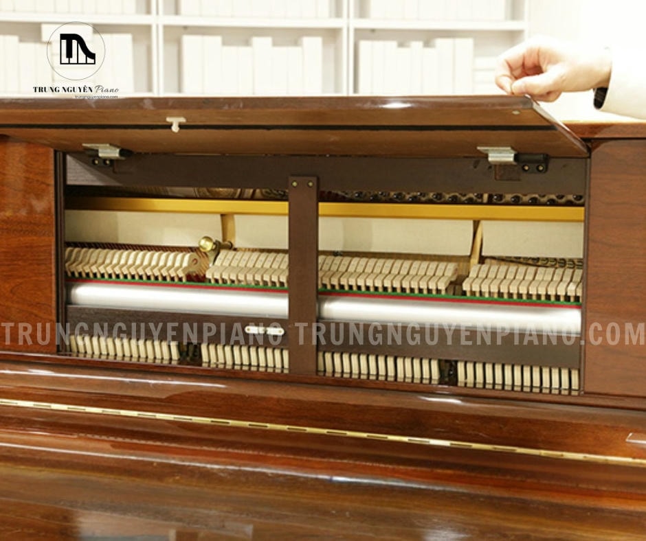 Đàn Piano Apollo A122DX 5 Đàn Piano Apollo A122DX có âm thanh dày, ấm, vang, phù hợp với nhiều thể loại nhạc