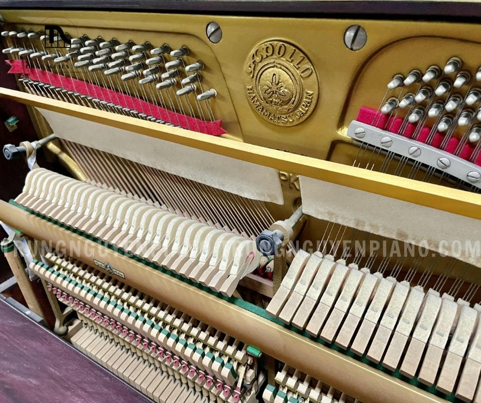 Đàn Piano Apollo A350 5 Đàn Piano Apollo A350 được đánh giá là có âm thanh trong trẻo, nhẹ nhàng