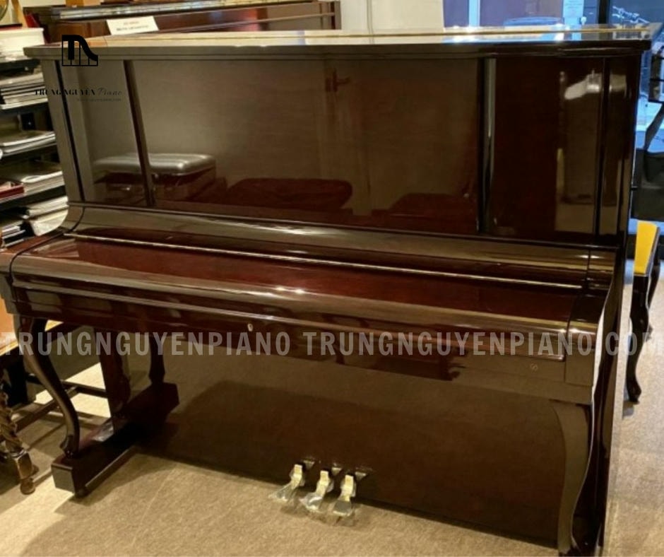 Chân đàn Piano Cơ Apollo AR78 cong mềm mại, tạo nên vẻ ngoài tinh tế và quý phái