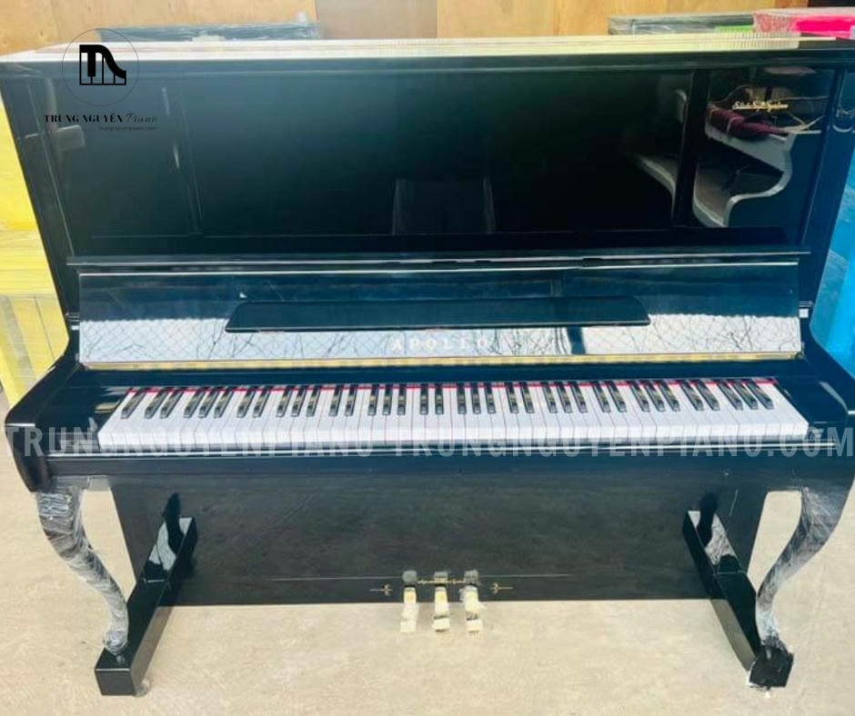 Đàn Piano Apollo RU385E nổi bật với sự cân bằng giữa chất lượng âm thanh, thiết kế và giá thành