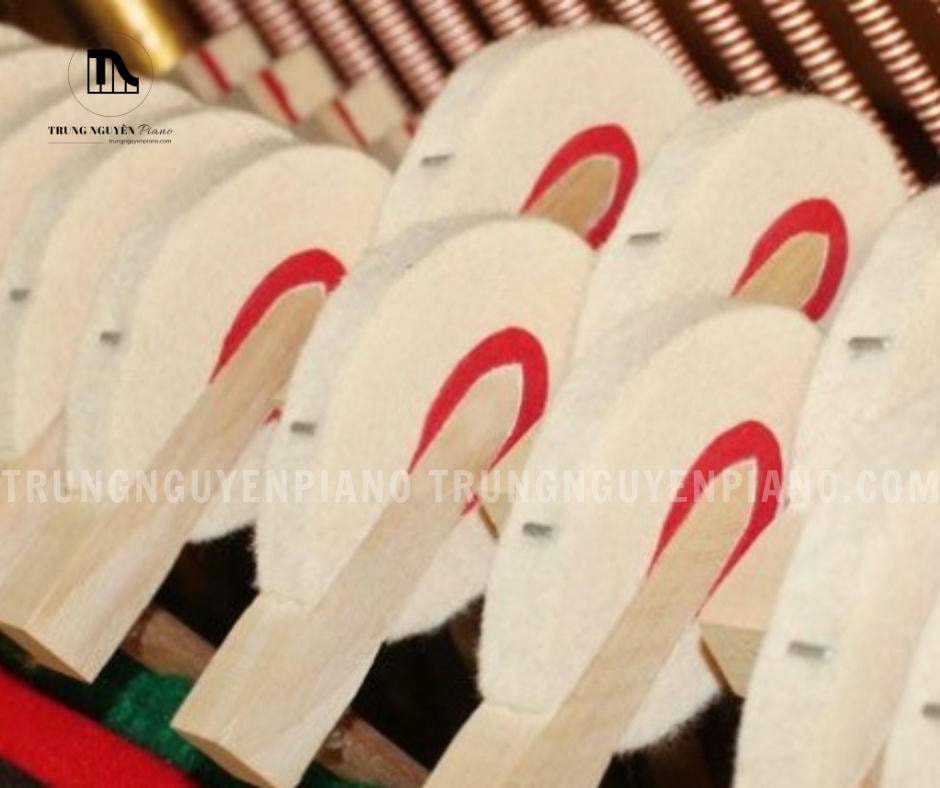 Búa đàn Piano Cơ Apollo RU80 được làm từ lông cừu.