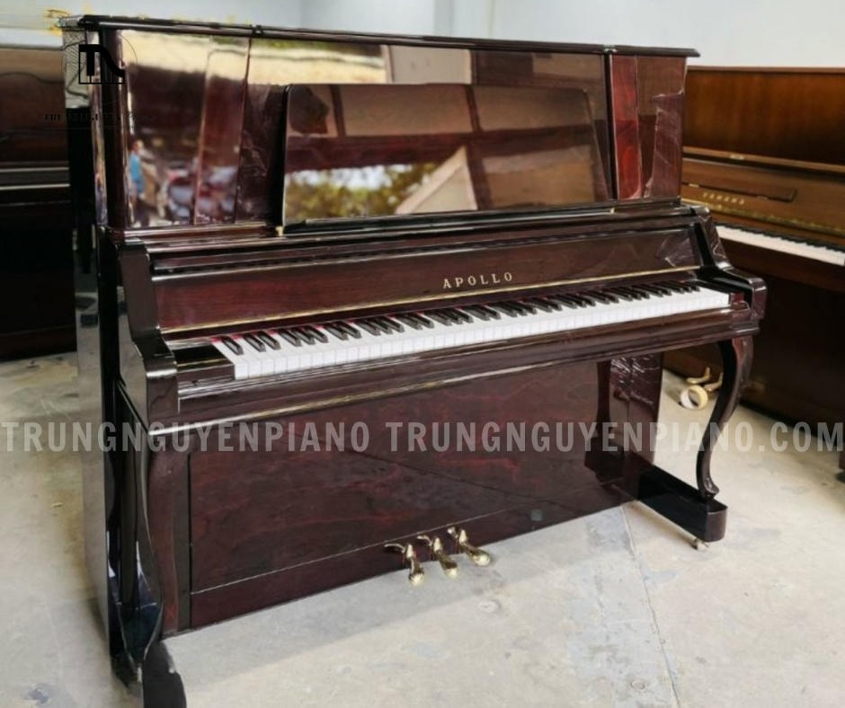 Đàn Piano Apollo SR565 sở hữu thiết kế upright piano cổ điển