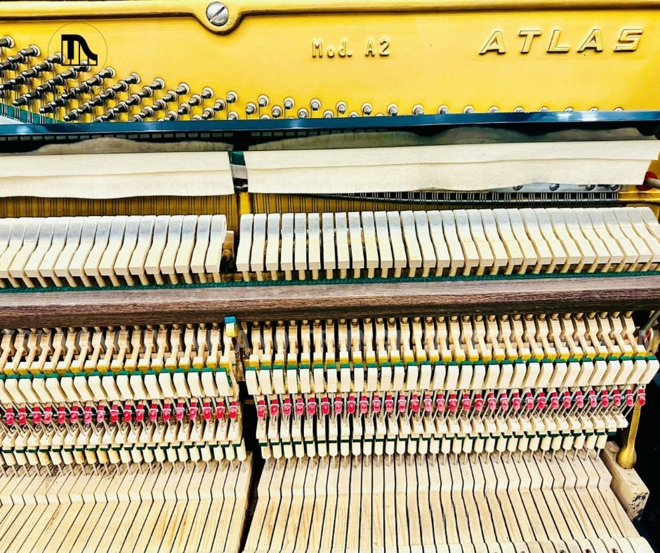 Đàn Piano Atlas A2 6 Đàn Piano Atlas A2 có búa đàn được làm từ lông cừu tự nhiên.