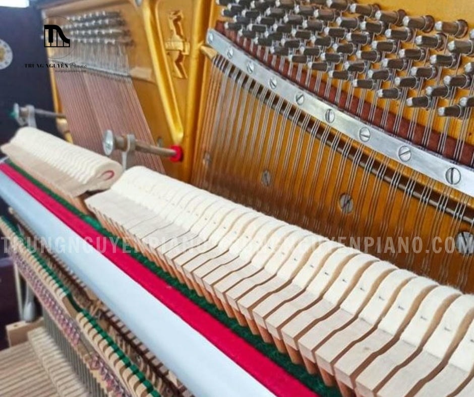 Đàn Piano Atlas A5D 11 Đàn Piano Atlas A5D sở hữu dây đàn được chế tạo bằng thép với độ đàn hồi và độ cứng cao