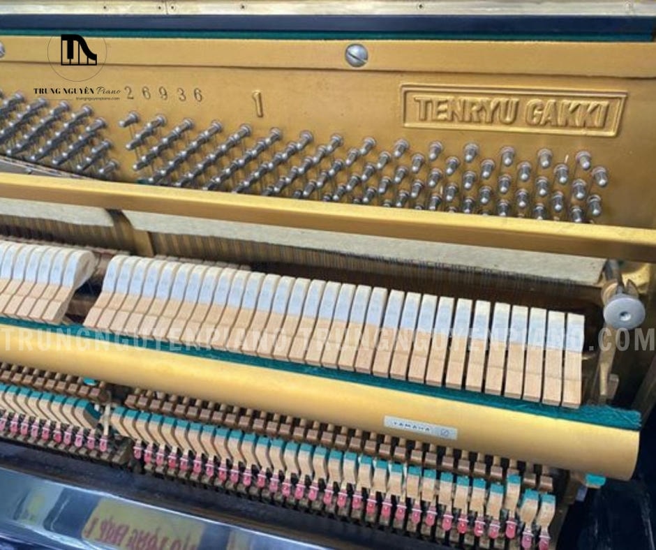 Đàn Piano Eterna 1 3 Đàn Piano Eterna 1 có búa đàn làm từ gỗ bọc nỉ