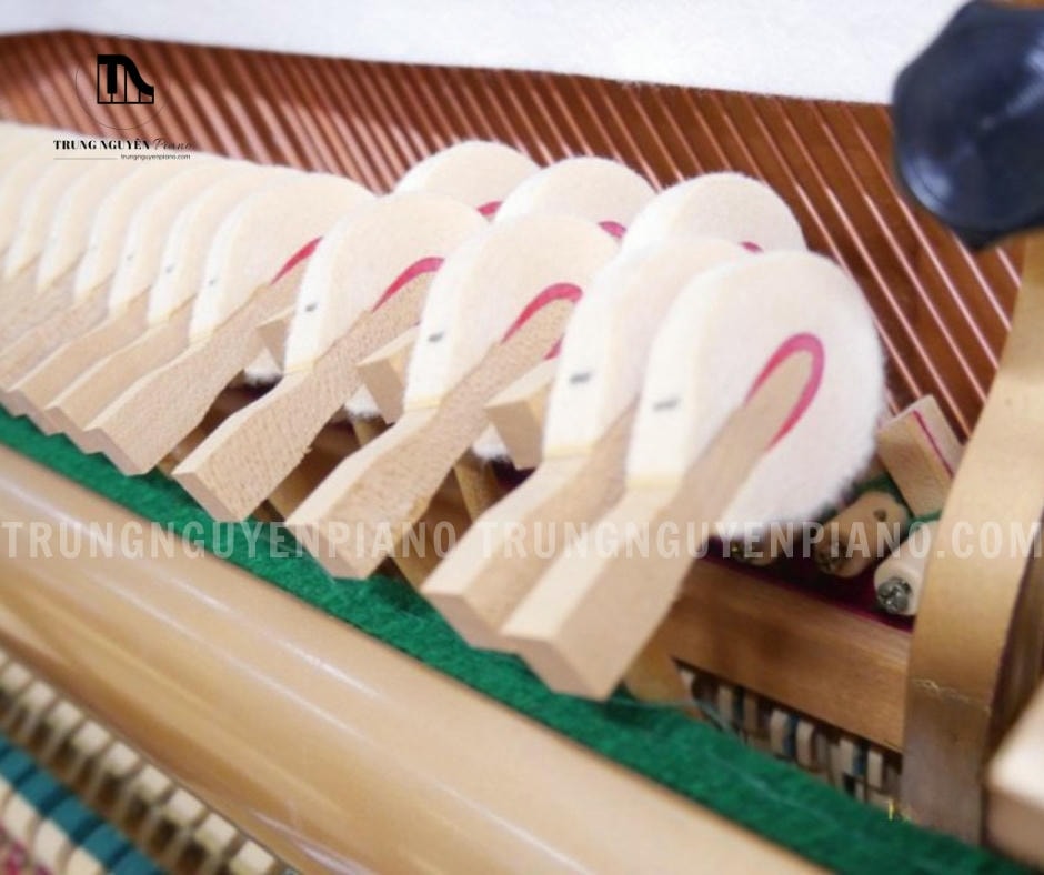 Đàn Piano Kawai BS30 17 Đàn piano Kawai BS30 có búa đàn được làm từ gỗ bọc nỉ cao cấp