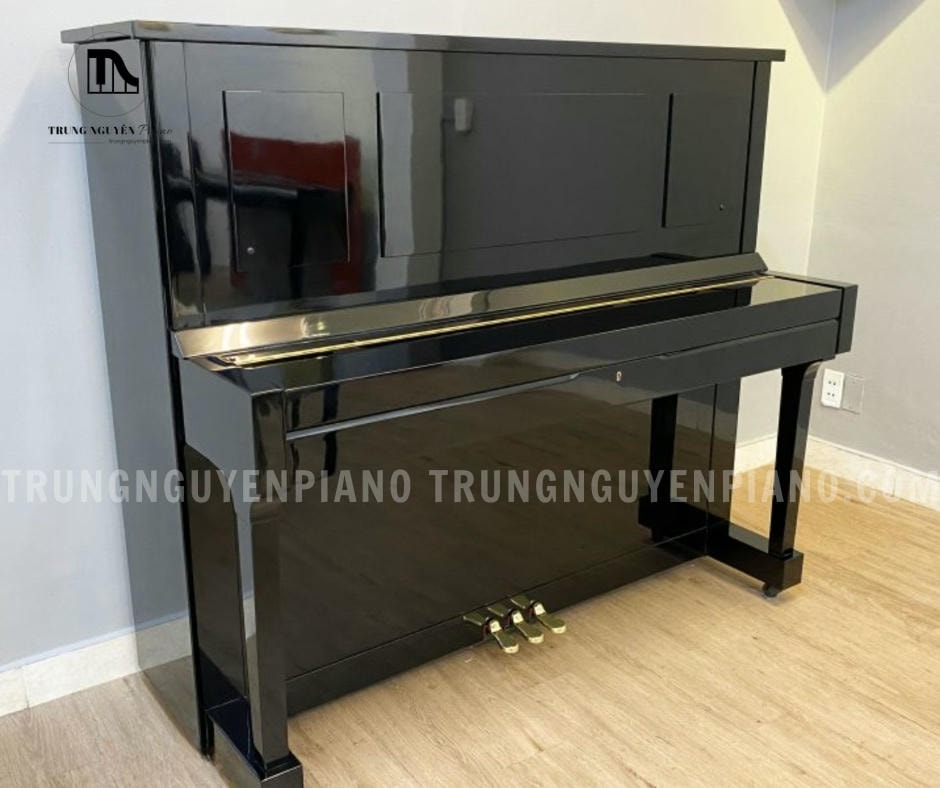 Đàn piano Kawai K35 sở hữu thiết kế cổ điển, sang trọng
