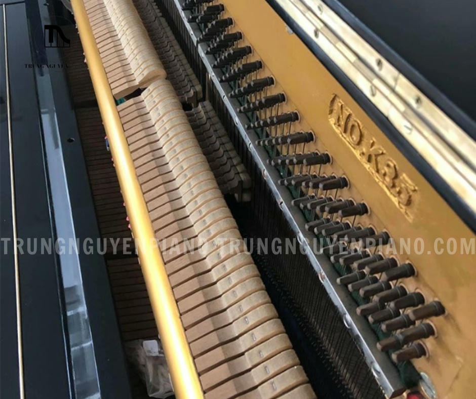 Đàn Piano Kawai K35 12 Đàn piano Kawai K35 vẫn được thừa hưởng những công nghệ tiên tiến của Kawai thời bấy giờ