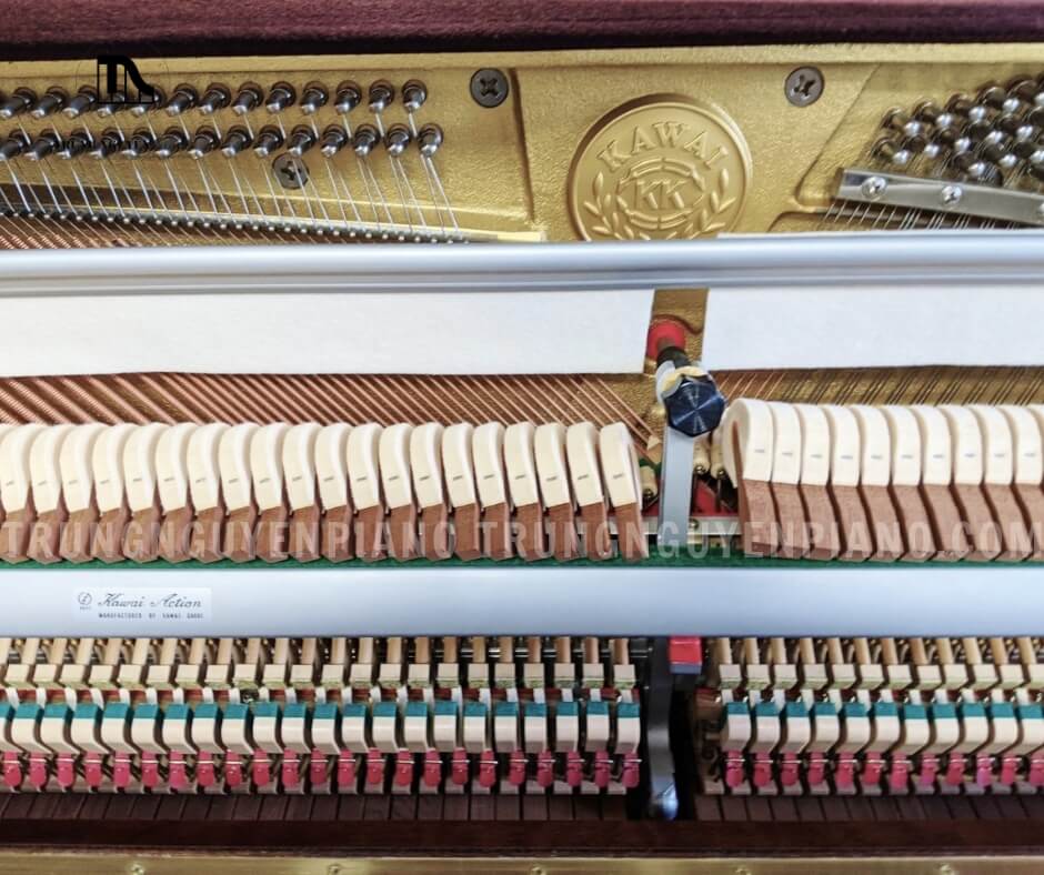 Đàn Piano Kawai KL51 5 ABS-Carbon cũng tăng cường độ bền cho bộ máy cơ