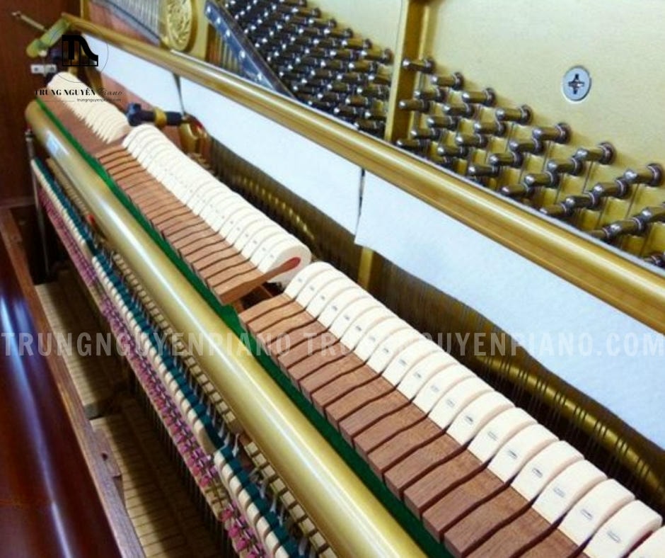 Đàn Piano Kawai KL68W 9 Đàn Piano Kawai KL68W có dây đàn bàng thép cứng cáp