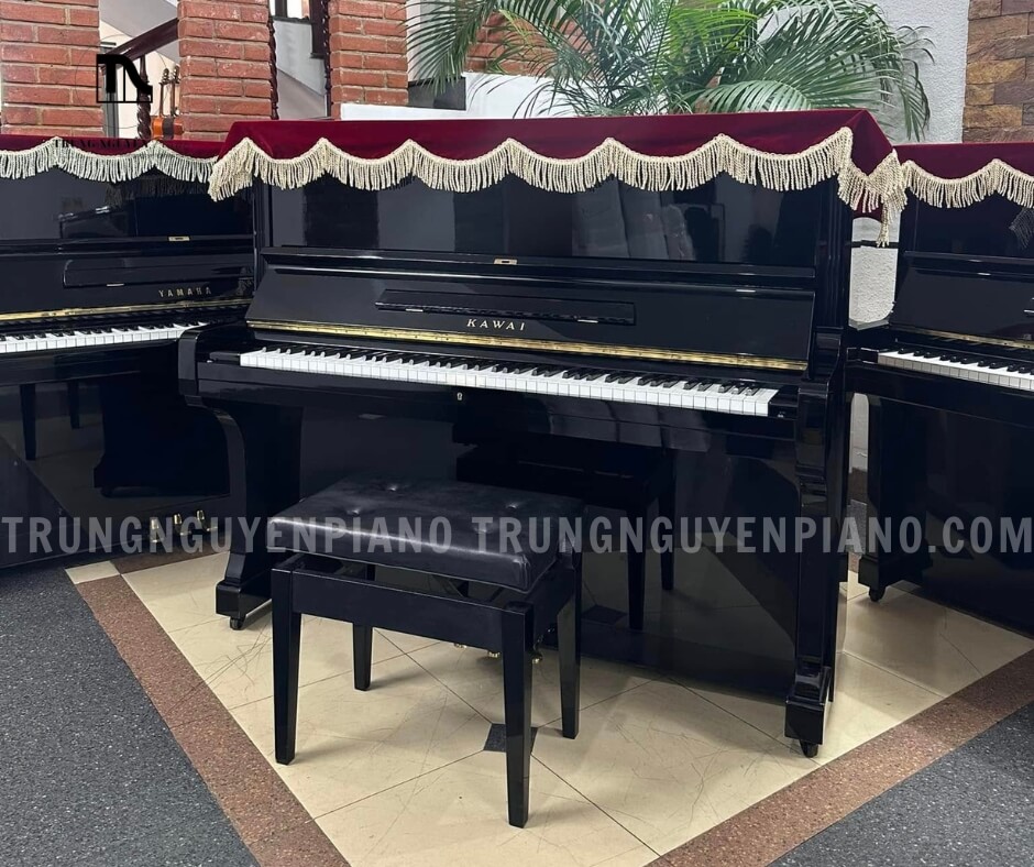 Đàn Piano Kawai KU3B sở hữu thiết kế hiện đại, tinh tế