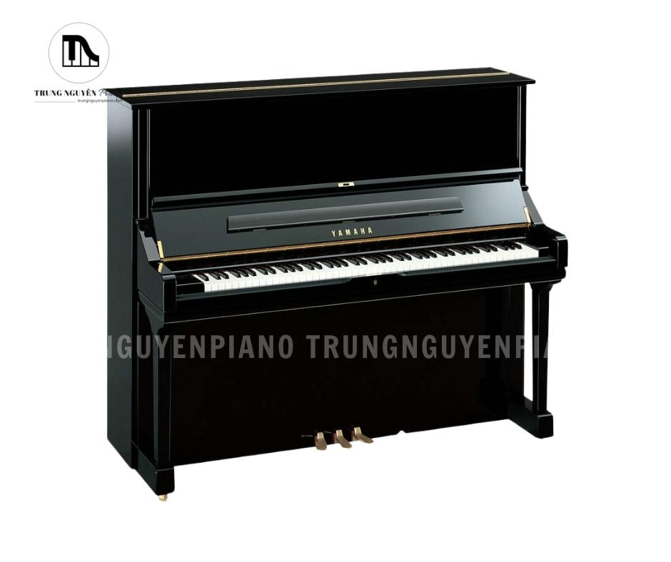 Đàn Piano Yamaha U30BL mang thiết kế upright piano truyền thống, với những đường nét tinh tế và lớp sơn đen bóng