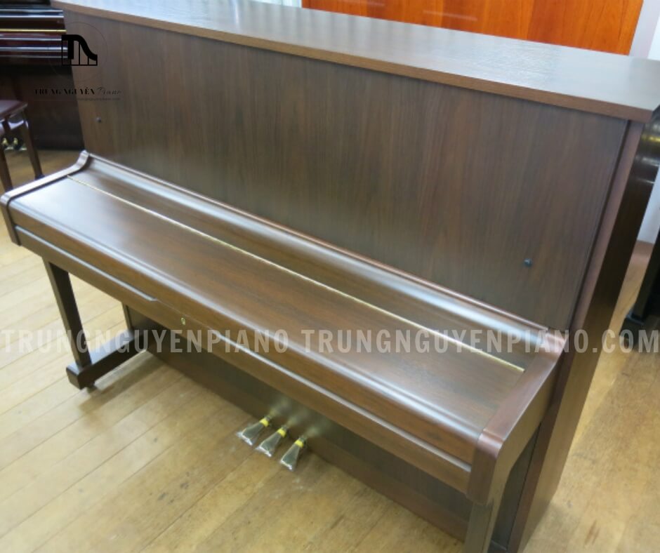 Đàn Piano Yamaha W120BW 7 Thùng đàn được làm từ gỗ óc chó cao cấp tạo nên vẻ đẹp tự nhiên, sang trọng